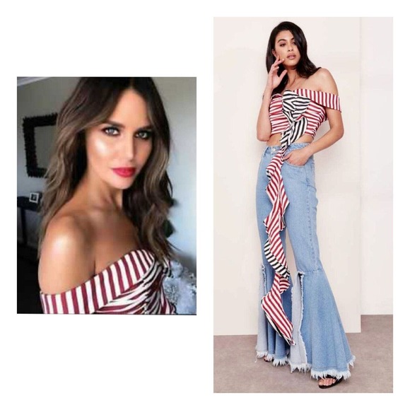 ASILIO THE LABEL australia revolve crop pin-up free people top $225 au-8 / us-4 - Picture 11 of 12